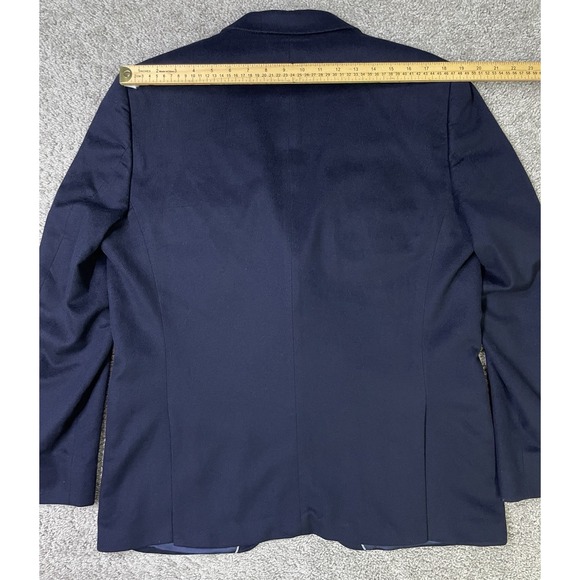 Mirto 1956 Men's Deep Navy Blazer Jacket Loro Piana Cashmere Size 44 Length 29 - Picture 12 of 14